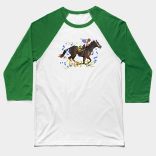 Forte - 2023 Champion American Thoroughbred racehorse Baseball T-Shirt